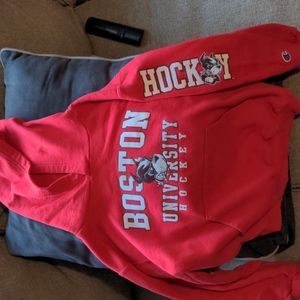 Boston University Hockey Champion Hoodie Youth Medium